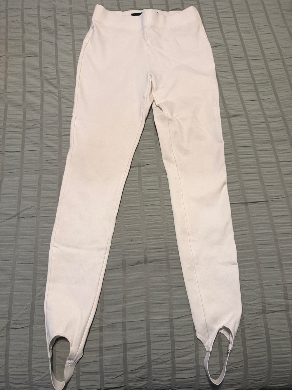Boston Proper White Kids Stirrup Leggings